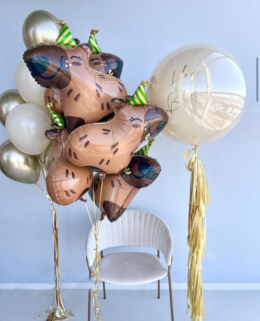 Композиция «Семья капибар»