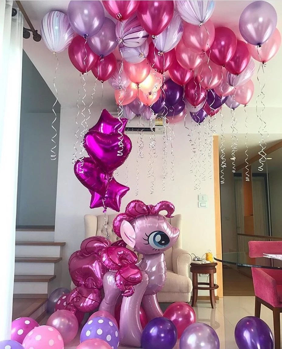 Готовые решения из гелиевых шаров «My Little Pony»