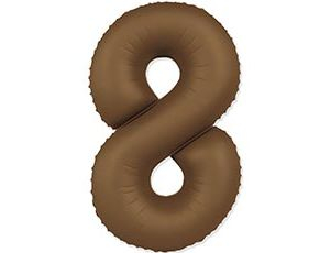 Шар Цифра 8 Slim Choco Brown